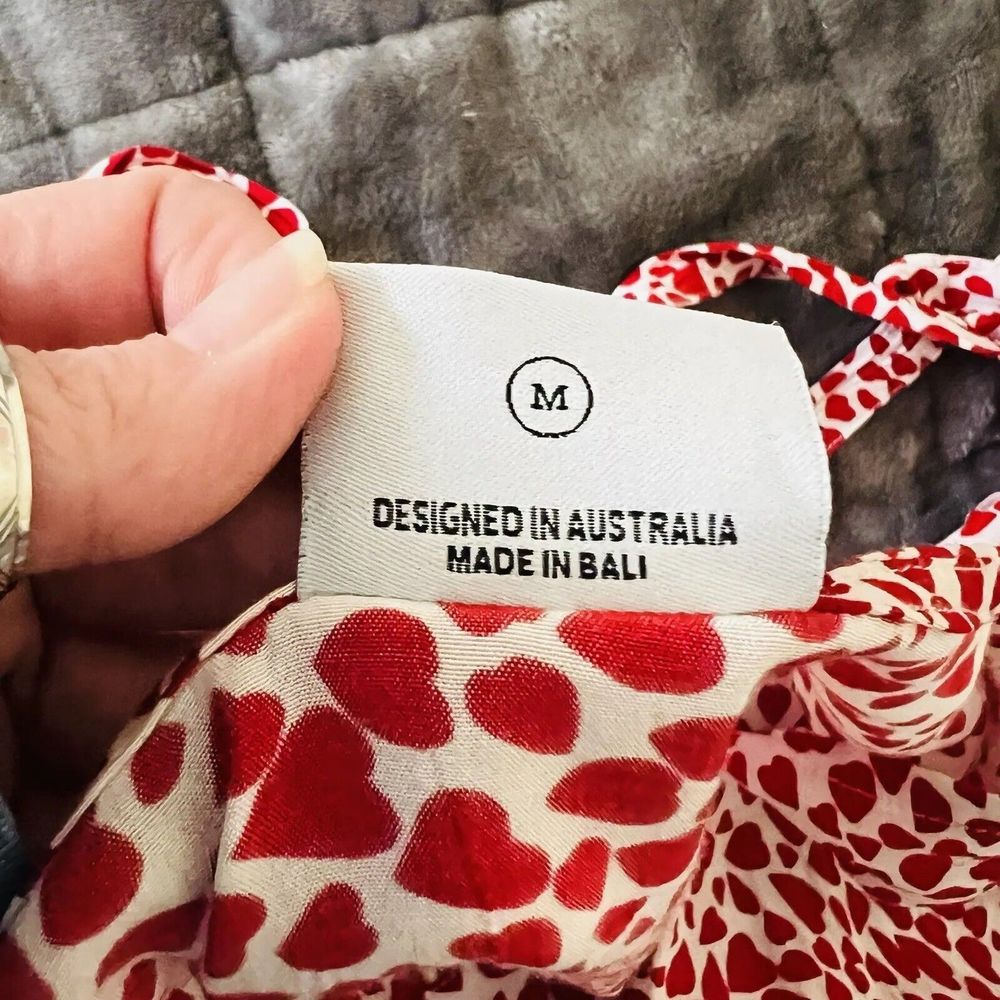 Anthropologie Red and White Mini Dress - Picture 12 of 15